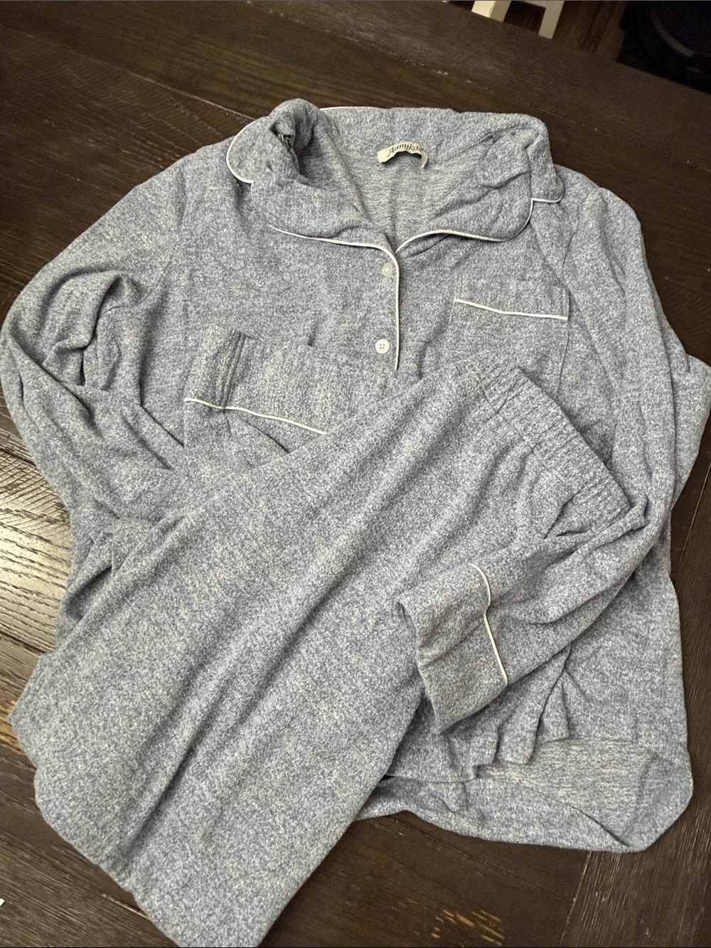Soft Heathered Blue Women's Pajamas